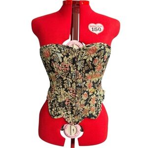 Lacemade embroidered corset NWT - medium